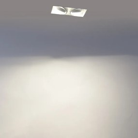 Faretto da incasso smart bianco senza bordi incl. 2 WiFi GU10 - Oneon 2