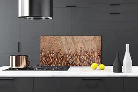 Pannello cucina paraschizzi Cucina in chicchi di caffè 120x60 cm