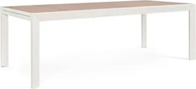 Tavolo Allungabile Da Esterno In Alluminio 100x220-340 Cm Belmar Vapor YK15 Bizzotto