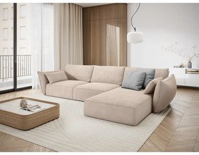 Divano angolare beige (angolo destro) Vanda - Mazzini Sofas