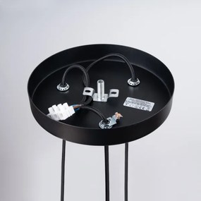 Sollux SL.1341 - Lampadario a sospensione con filo ARCHE 3xG9/8W/230V nero