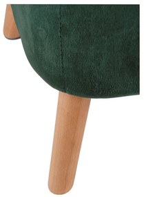 Sgabello in velluto verde - Wenko