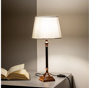 Brilagi - Lampada da tavolo CERIA 1xE14/40W/230V nero/rame/grigio