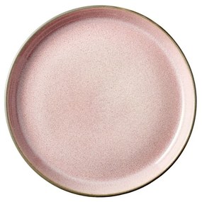 Piatto da dessert in gres grigio rosato ø 17 cm Mensa - Bitz