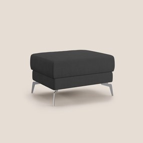 Star Pouf con piedini alti in tessuto impermeabile T02 nero