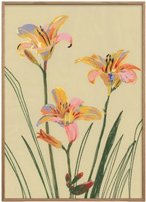 Stampa digitale incorniciata Lilies