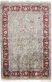 Hereke Tappeto orientale 120x180 Rosa (Tacchino) Annodato A Mano