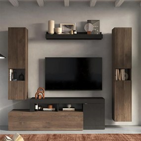 LIBERTY - parete attrezzata moderna cm 87 x 188 x 42 h