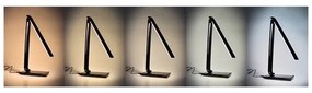 Brilagi - LED Lampada da tavolo dimmerabile Connettore USB LED/12W/230V nera
