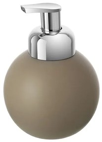 Dispenser ceramica tortora portasapone per arredo bagno Oslo