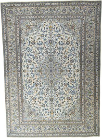 Kashan Tappeto 420x300 Beige (Iran) Annodato A Mano