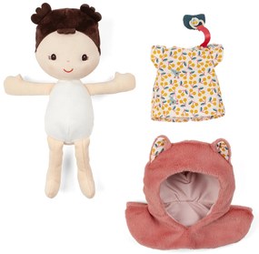Lilliputiens - Bambola di stoffa Jeanne e marsupio porta-bebè