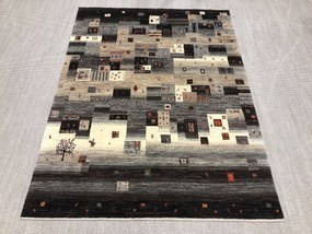 Loribaft Tappeto persiano 200 x 150 Grigio (Iran) Annodato A Mano