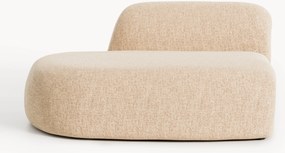 Chaise lounge in bouclé Wolke