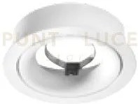 Faretto levels gu10 cut out d.8,1cm ip20 bianco direzionale