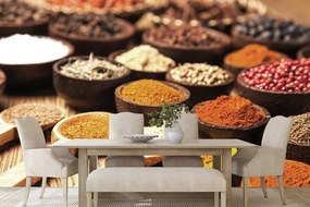 Carta da parati autoadesiva – Spezie ed erbe aromatiche