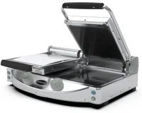 Piastra vetroceramica doppia liscia-rigata panini toast RS9632