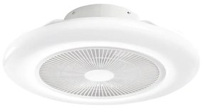 Ventilatore da soffitto LED-PONENTE-PRO bianco, Ø 54.5 cm, CCT, dimmerabile, INTEC IP20