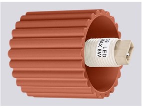 Lampada da parete arancione ø 12 cm Orbital – Sollux