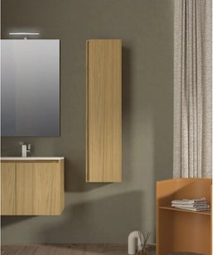 Colonna per mobile bagno Vegas BADEN HAUS 1 anta P 20 x L 35 x H 140 cm rovere, chiusura ammortizzata