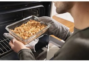 Tefal - Contenitore per alimenti 1,1 l MSEAL GLASS rosso/vetro