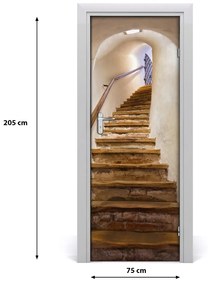 Rivestimento Per Porta Scale nel castello 75x205 cm