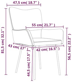 Sedie da Pranzo 2 pz Rosa in Velluto