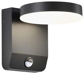 LED Applique da esterno con sensore LED/17W/230V 4000K nero