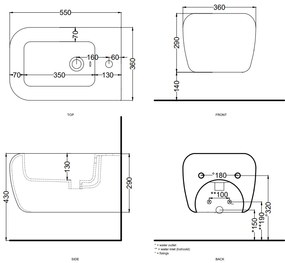 Cielo Shui big Bidet sospeso monoforo completo di fissaggio in ceramica bianco lucido