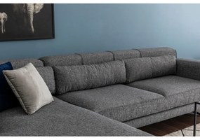 Divano angolare grigio scuro, angolo sinistro Jivago - Artie