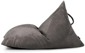 Pouf a sacco per bambini grigio scuro con rivestimento in velluto a coste Razzy – SLOWDOWN