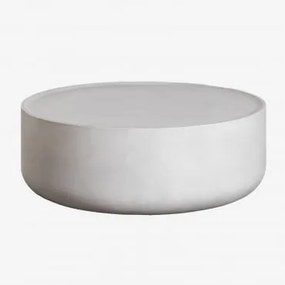 Tavolino rotondo in cemento (Ø80 cm) Darwys Grigio Ghiaccio - Sklum