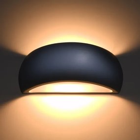 Applique PONTIUS 1xG9/40W/230V grigio