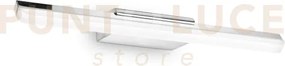 Riflesso applique da specchio ip54 led 3000k 10w 1250 lm cromo 42cm