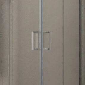 Box doccia angolo 90x90 satinato altezza 180cm modello K410 - KAMALU