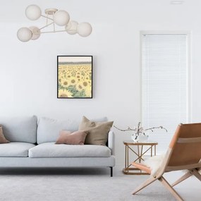 Plafoniera MOON 6xE27/15W/230V crema