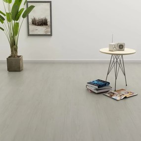Listoni Pavimenti Autoadesivi 4,46 M² 3 Mm İn Pvc Grigio Chiaro /