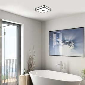 Rabalux 75031 - Plafoniera LED da bagno ZOYA LED/18W/230V IP44 nera