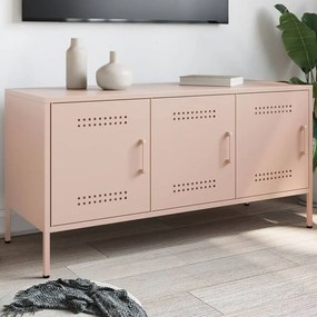 Mobile Tv Rosa 100,5x39x50,5 Cm İn Acciaio /