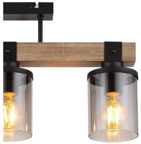 Globo 15555-3D - Lampadario a plafone LILA 3xE27/60W/230V