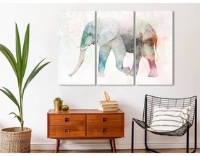 Quadro  Painted Elephant (3 Parts)  Larghezza x Altezza Home decor 120x80