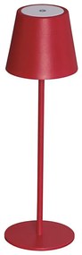 Kanlux 36322 - Lampada da tavolo LED dimmerabile INITA LED/1,2W/1800 mAh IP54 rosso