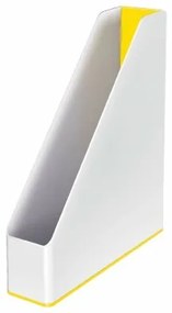 Portariviste Leitz Giallo Bianco A4 polistirene 7,3 x 31,8 x 27,2 cm