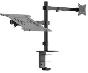 Supporto regolabile per monitor e laptop LEVANO nero