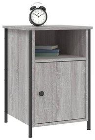 Comodini 2 pz Grigio Sonoma 40x42x60 cm in Legno Multistrato