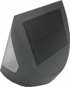Lampada da parete solare con sensore LED/3W/3,7V 1200 mAh IP54 antracite