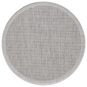 Tappeto grigio rotondo per esterni ø 120 cm Giza - Ayyildiz Carpets