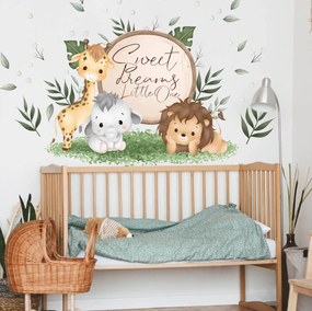 Adesivi murali per bambini - Mini safari Sogni d'oro Little One | Inspio