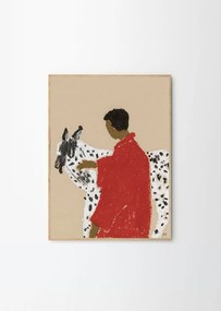 Poster 30x40 cm Spotted Horse – Isabelle Vandeplassche – The Poster Club