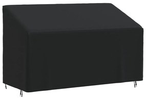 Copertura Per Panca A 3 Posti Nera 165x70x65/94 Cm 420d Oxford /